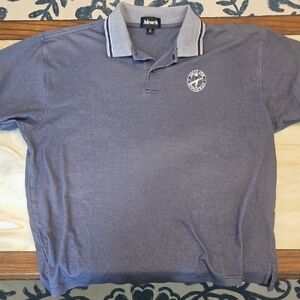 Ashworth Men's Blue Polo Bethpage Black Us Open 2002 Logo